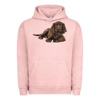 Pigment Salmon Sussex Spaniels llustrations Urban Hoodie - LillyAllenDesigns