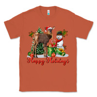 Copper happy holidays baby deer Classic Tee - LillyAllenDesigns