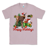 Lilac happy holidays baby deer Classic Tee - LillyAllenDesigns