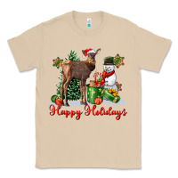 Mushroom happy holidays baby deer Classic Tee - LillyAllenDesigns