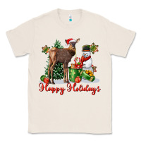 Natural happy holidays baby deer Classic Tee - LillyAllenDesigns