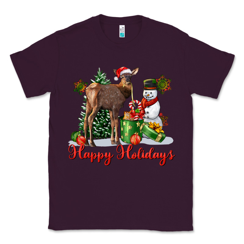 Happy Holidays Baby Deer Classic Tee by LillyAllenDesigns | Teevron
