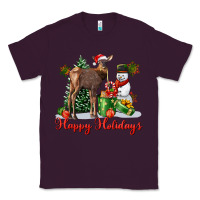 Plum happy holidays baby deer Classic Tee - LillyAllenDesigns
