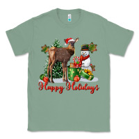 Sage happy holidays baby deer Classic Tee - LillyAllenDesigns