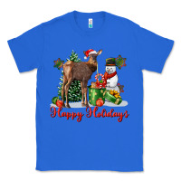 True Royal happy holidays baby deer Classic Tee - LillyAllenDesigns