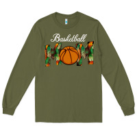 Army Green Basketball Mom Long Sleeve Tee - Bettercallsaul