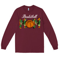 Burgundy Basketball Mom Long Sleeve Tee - Bettercallsaul
