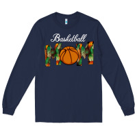 Navy Basketball Mom Long Sleeve Tee - Bettercallsaul