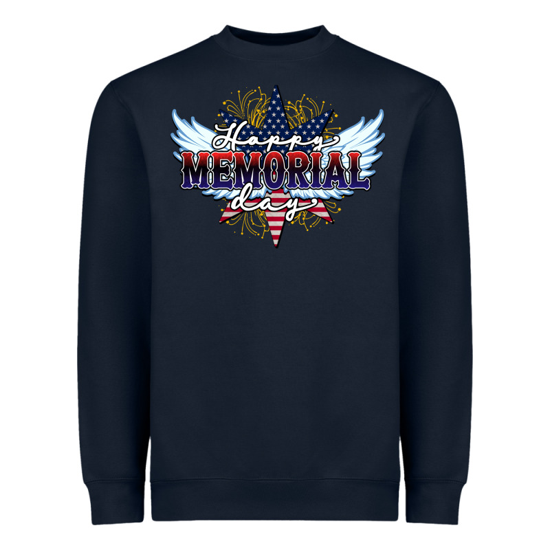 Happy Memorial Day Heavyweight Sweatshirt by HowdyJamesFarm | Teevron