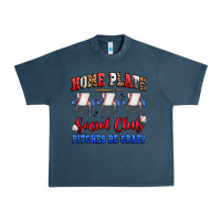 Midnight Navy home plate social club pitches be crazy Urban Heavy Tee - Artiststas