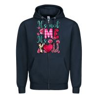 Navy it s not me it s you Zipper Hoodie - OliviaCreatesArt