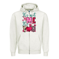 Oatmeal Heather it s not me it s you Zipper Hoodie - OliviaCreatesArt