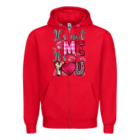 Red it s not me it s you Zipper Hoodie - OliviaCreatesArt