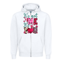White it s not me it s you Zipper Hoodie - OliviaCreatesArt