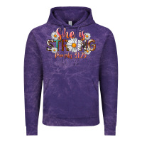 Cloud Purple Western She Is Strong Vintage Hoodie - LillyAllenDesigns