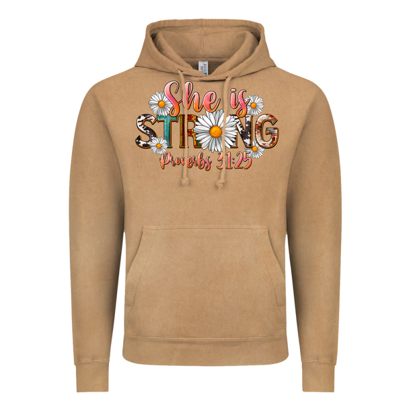 Western She Is Strong Vintage Hoodie by LillyAllenDesigns | Teevron