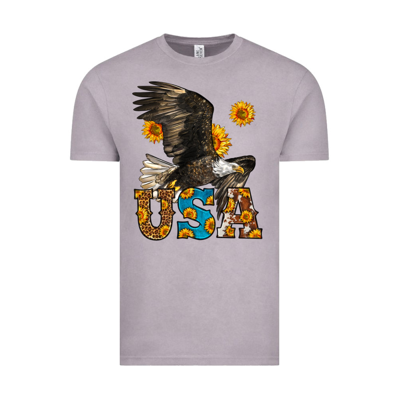 Western Usa Eagle 4th Of July Vintage Tee by LillyAllenDesigns | Teevron