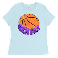 Baby Blue senıor 2024 Ladies Tee - MaliasSmallBusiness