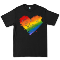 Black kindness equality peace love inclusion diversity h Premium Tee - MaliasSmallBusiness