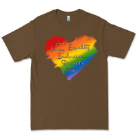 Cacao kindness equality peace love inclusion diversity h Premium Tee - MaliasSmallBusiness