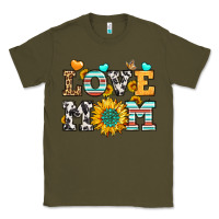 Army Green love mom Classic Tee - LillyAllenDesigns