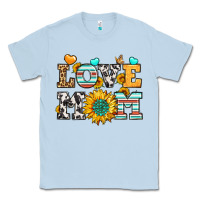 Dusty Blue love mom Classic Tee - LillyAllenDesigns
