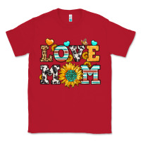 Red love mom Classic Tee - LillyAllenDesigns
