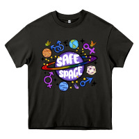 Asphalt safe space Heavy Core Tee - MaliasSmallBusiness