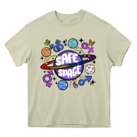 Mossy safe space Heavy Core Tee - MaliasSmallBusiness