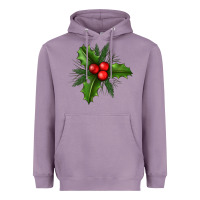 Lavender Mistletoe Heavyweight Hoodie - BundleAndBundleShop