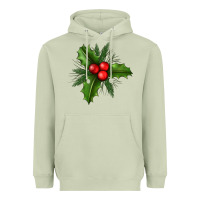 Matcha Mistletoe Heavyweight Hoodie - BundleAndBundleShop