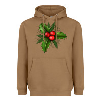 Toasted Coconut Mistletoe Heavyweight Hoodie - BundleAndBundleShop