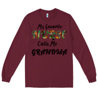 Burgundy My Favorite Nurse Calls Me Grandma Long Sleeve Tee - Bettercallsaul