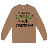 Toasted Coconut My Favorite Nurse Calls Me Grandma Long Sleeve Tee - Bettercallsaul