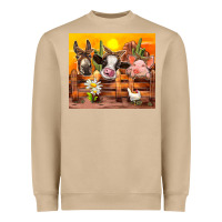 Mushroom farm animal Heavyweight Sweatshirt - TumblerDesignByShophia