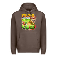 Coffee Tacos and margs Premium Hoodie - FaDigitalArtStudio