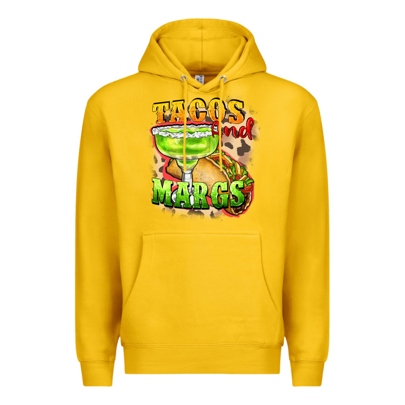 Tacos And Margs Premium Hoodie by FaDigitalArtStudio | Teevron