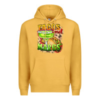 Mustard Tacos and margs Premium Hoodie - FaDigitalArtStudio