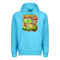 Ocean Blue Tacos and margs Premium Hoodie - FaDigitalArtStudio