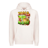 Pale Pink Tacos and margs Premium Hoodie - FaDigitalArtStudio