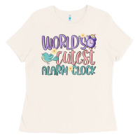 Bone world's cutest alarm clock Ladies Tee - MaliasSmallBusiness
