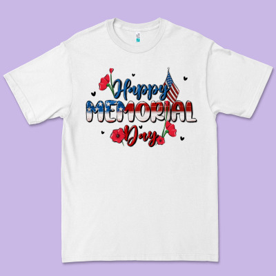 Happy Memorial Day Premium Tee Designed By Maliassmallbusiness