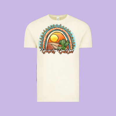 Desert Darlin' Rainbow Vintage Tee Designed By Jahusdesignshop
