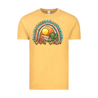 Vintage Mustard desert darlin' rainbow Vintage Tee - JahusDesignShop
