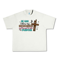 Pistachio he has taken my brokenness and turned it into my p Urban Heavy Tee - Artiststas