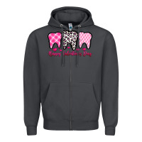 Smoke happy valentines day dentist Zipper Hoodie - OliviaCreatesArt
