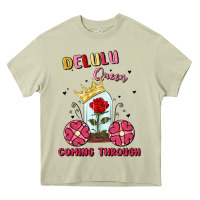 Mossy delulu queen coming through Heavy Core Tee - MaliasSmallBusiness