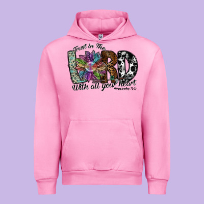 Trust In The Lord With All Your Heart Urban Hoodie Designed By Sublimationcraftshop