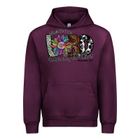 Mauve Wine trust in the lord with all your heart Urban Hoodie - SublimationCraftShop