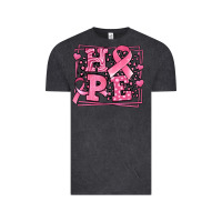 Vintage Black Western Hope Breast Cancer Awareness Ribbon Vintage Tee - LillyAllenDesigns
